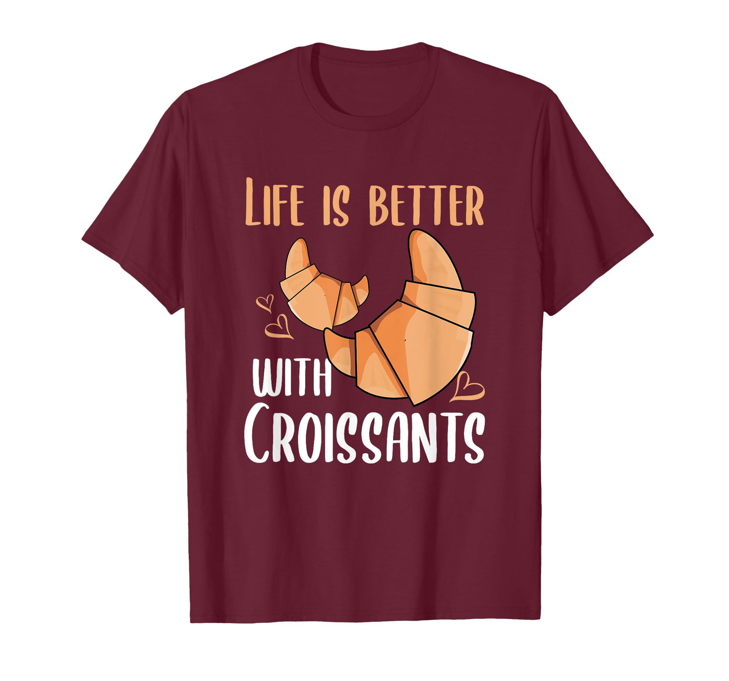 Croissant Lover Morning Breakfast Hobby Baking Funny Baker T-Shirt