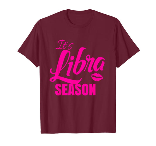 Libra Shirts for Women It's Libra Season Libra Zodiac Sign T-Shirt