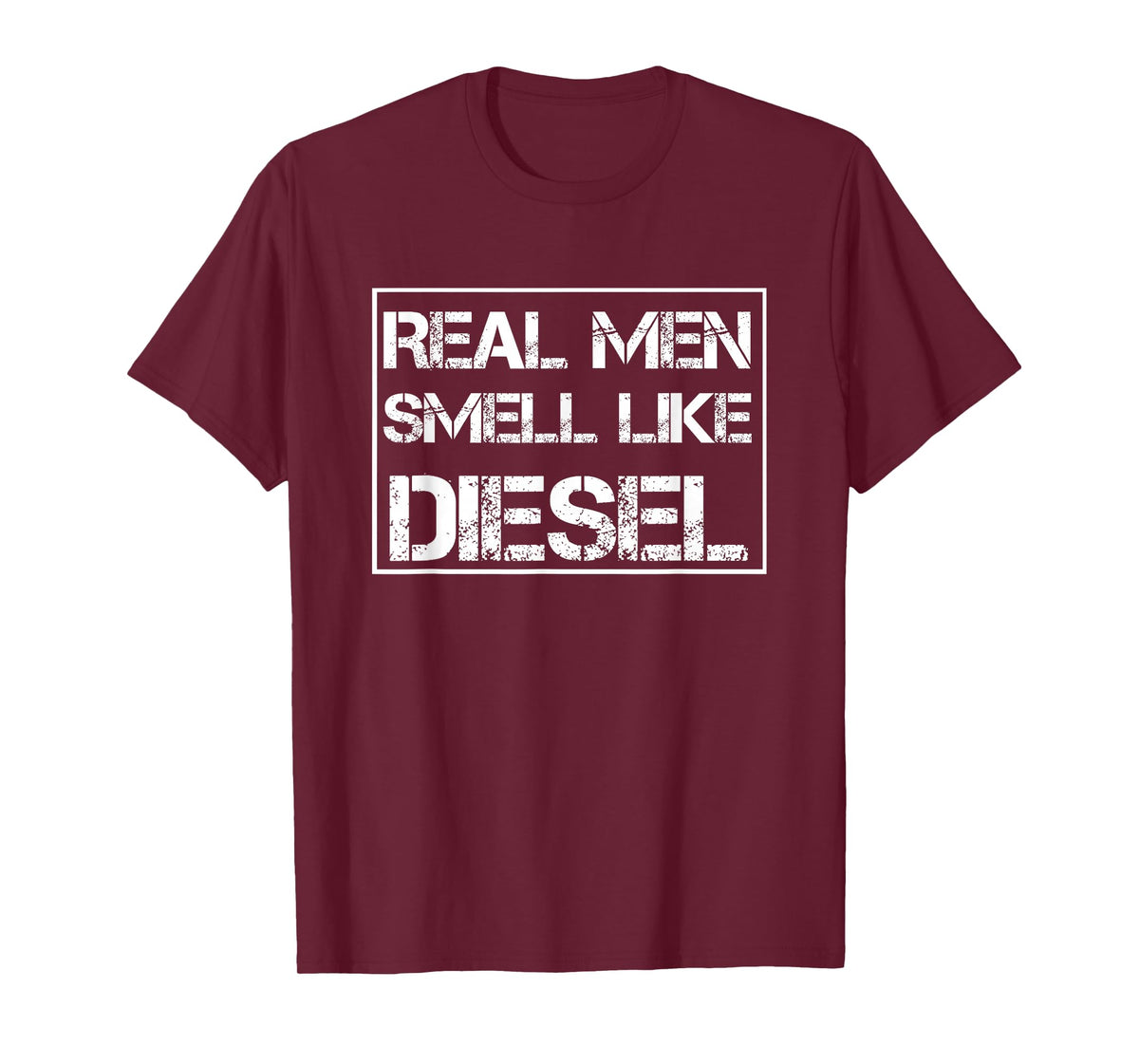 Real Men Smell Like Diesel T-Shirt Mechanic Trucker Farmer T-Shirt