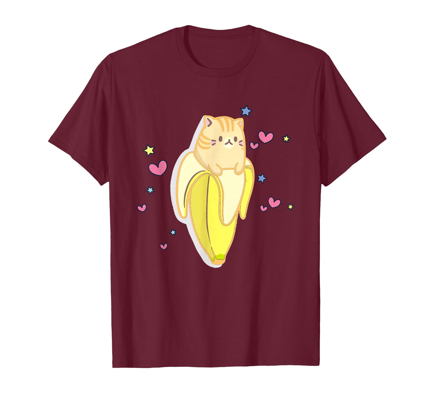 Bananya Banana Funny Cat Cute Kawaii Kitten T-Shirt