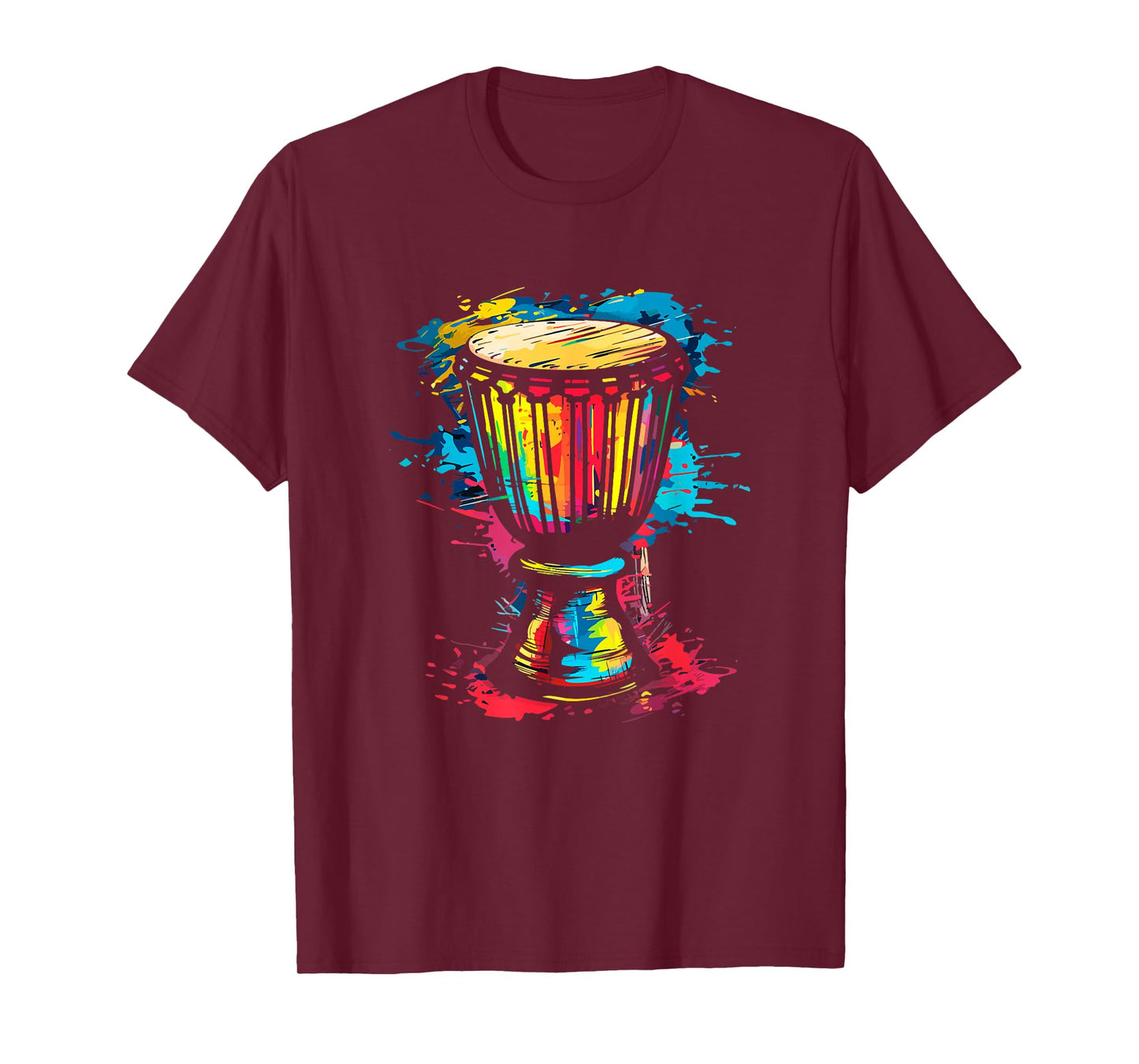 djembe african drums T-Shirt, Small, Black