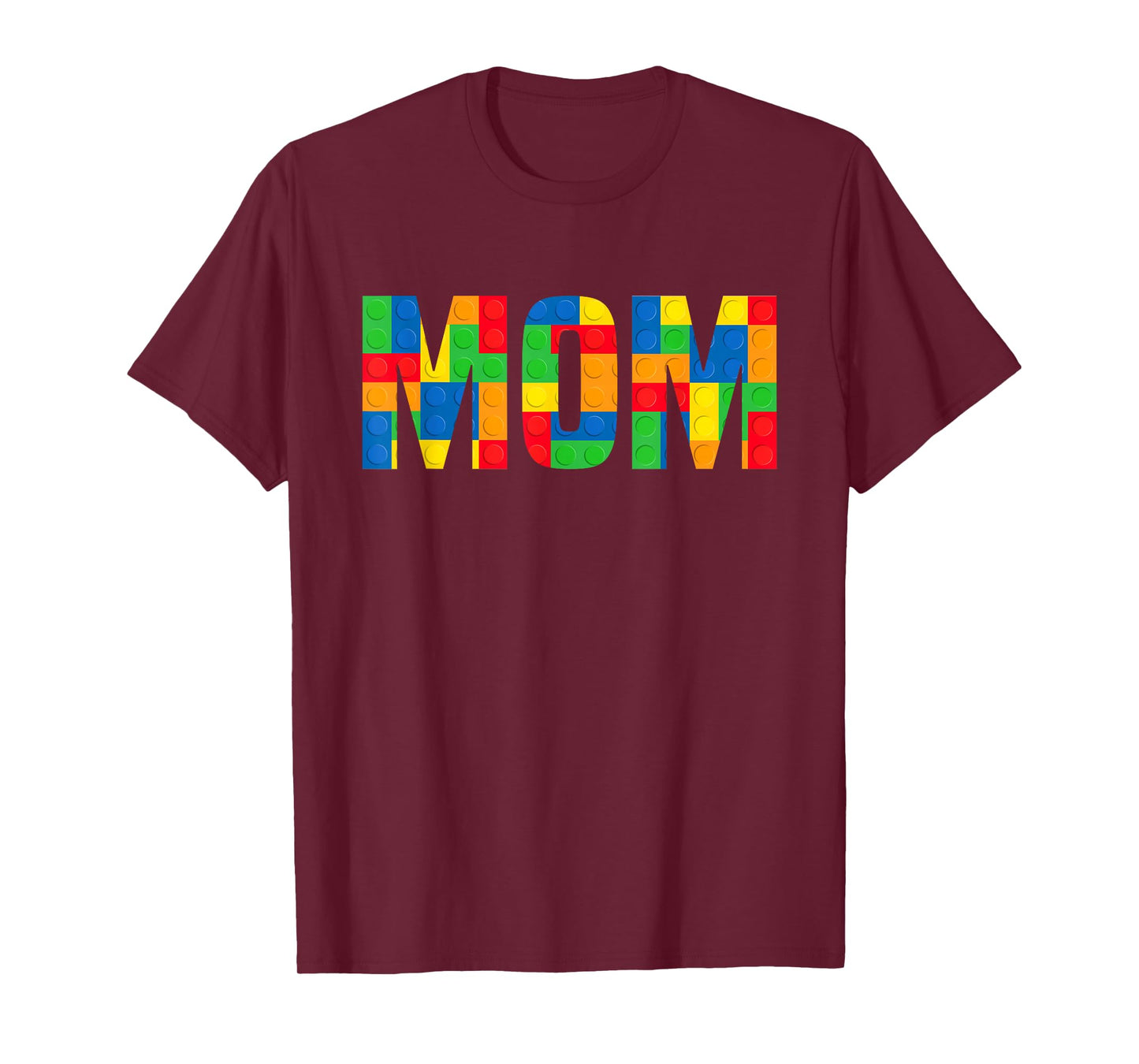 Mom Brick Master Builder Funny Building Blocks Mom T-Shirt