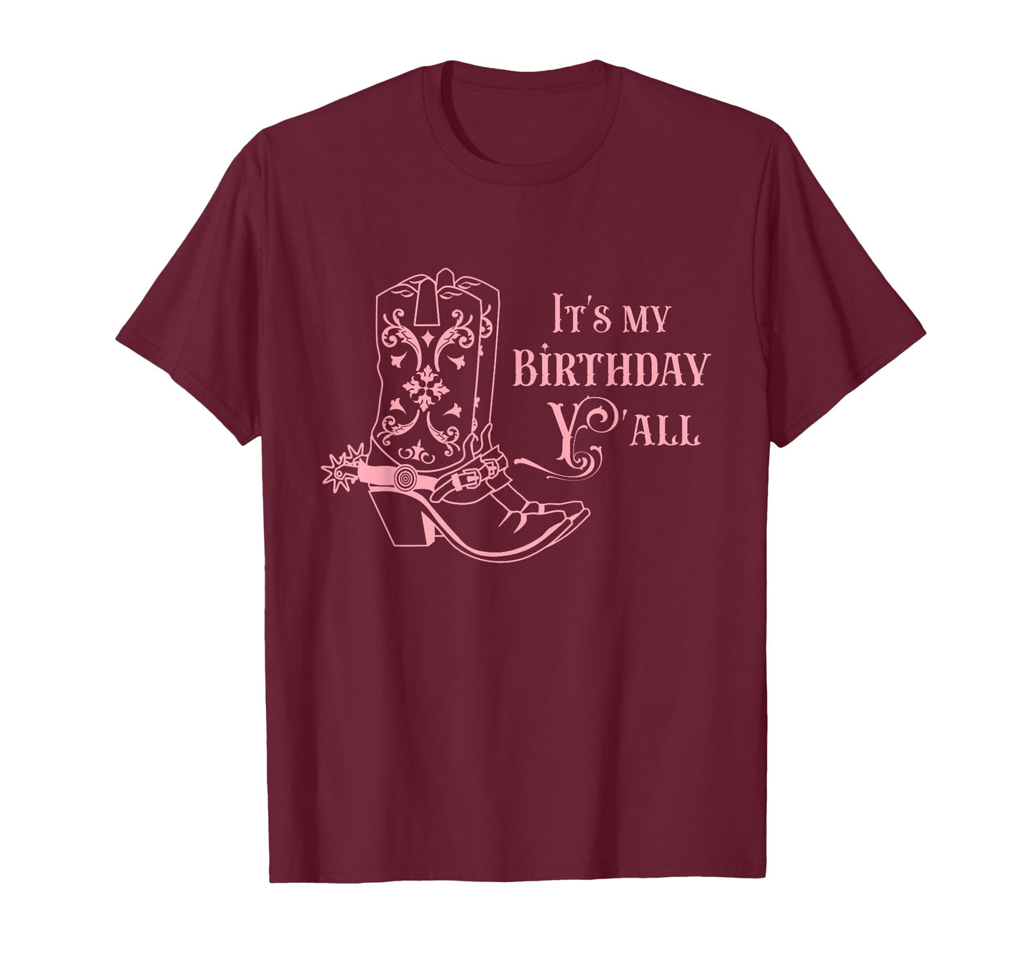 Cowgirl Birthday Y'all Country Western Bday Girl T-Shirt