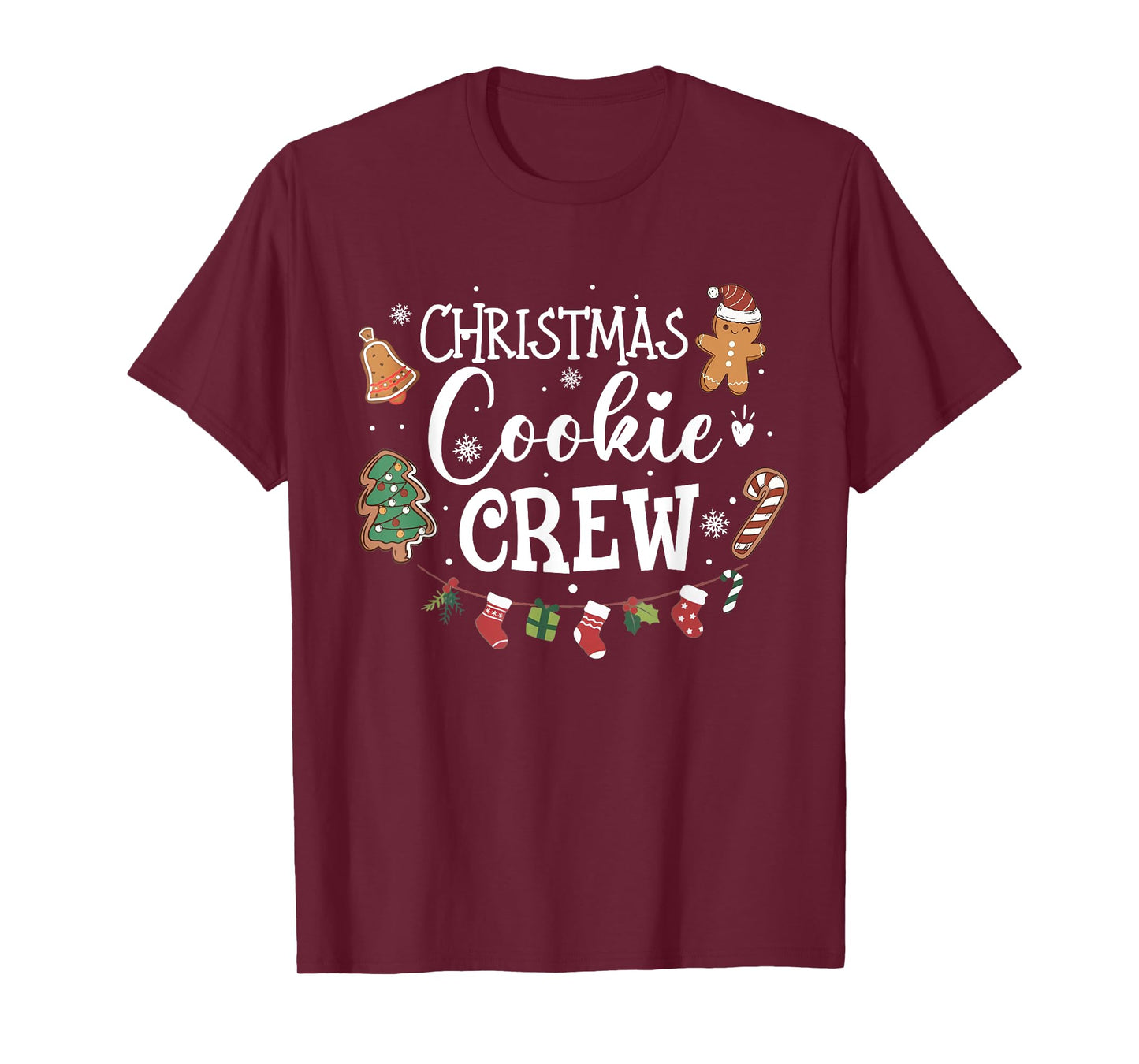 Christmas Cookie Baking Crew Family Baking Team Christmas T-Shirt