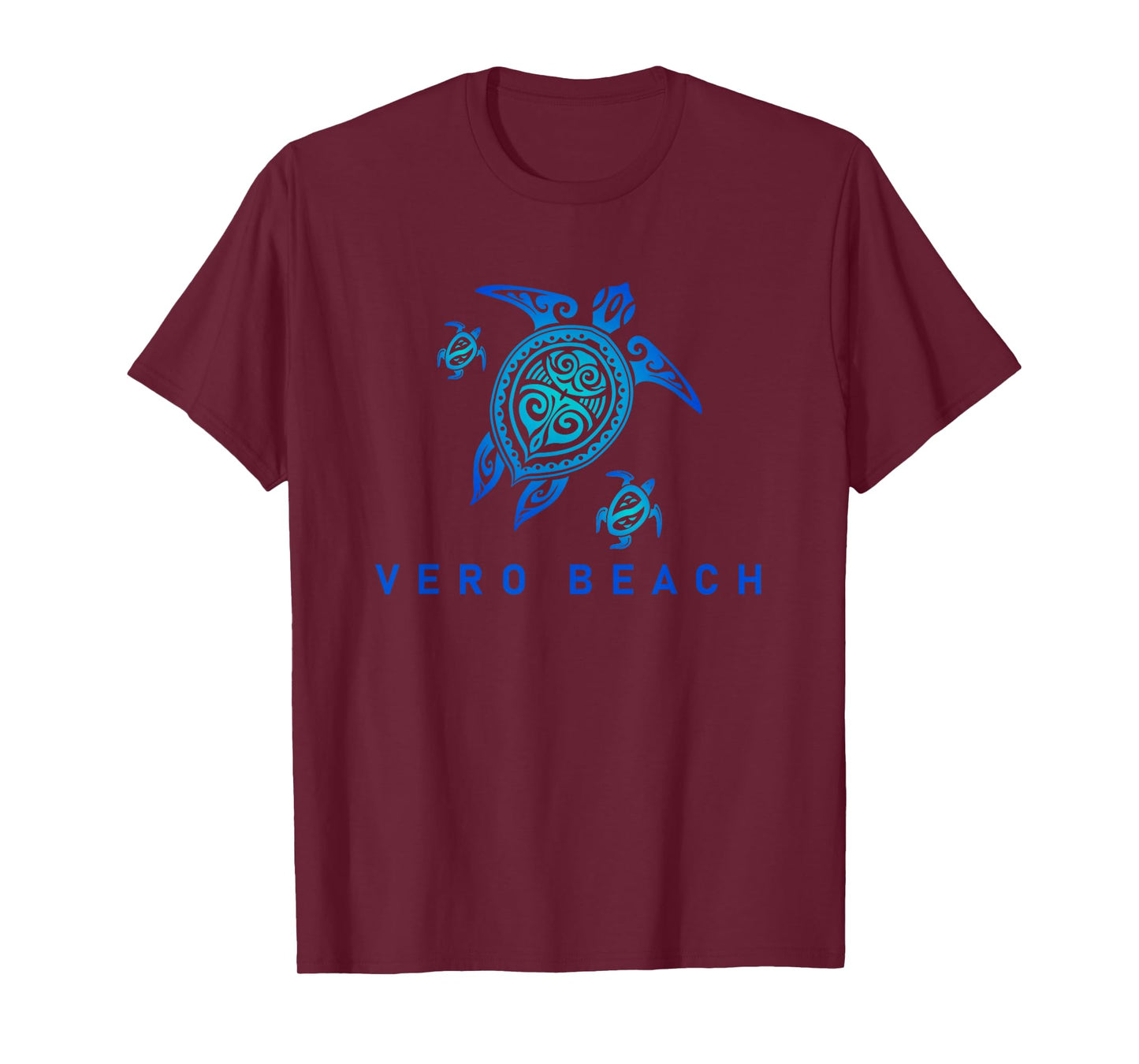 Vero Beach Florida T-Shirt Sea Blue Tribal Turtle T-Shirt