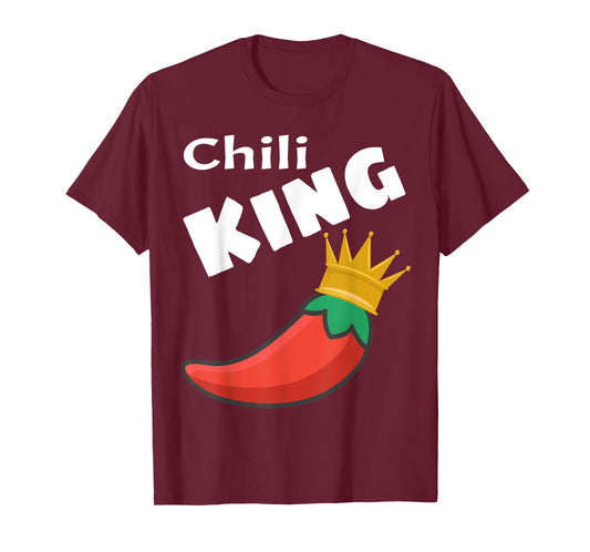 Chili King Cook Off Winner Funny Foodie Lover Saying Humor T-Shirt