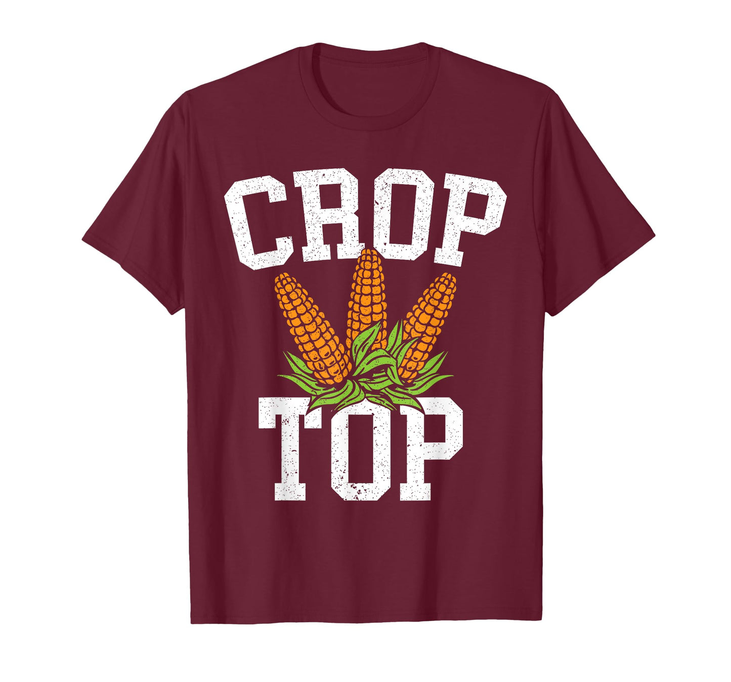 Crop Top Corn Farming Agriculturist Aggriculture Farmer T-Shirt