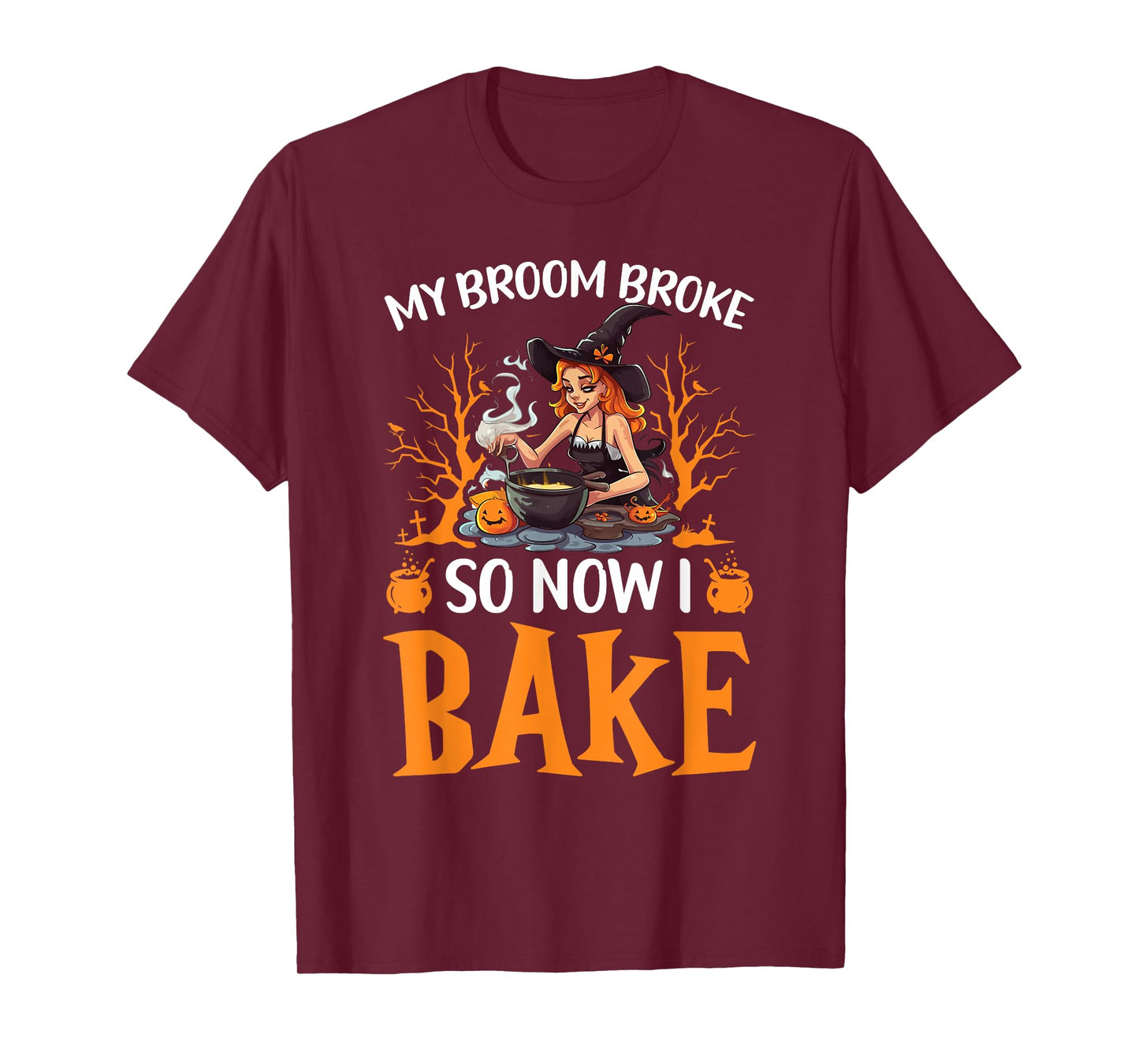 Baking Halloween Trick Or Treat Baker Cupcake Bakery T-Shirt