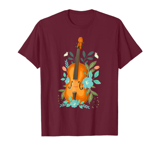 Cool Violin Art for Men Women Violin Teacher Violin Player T-Shirt