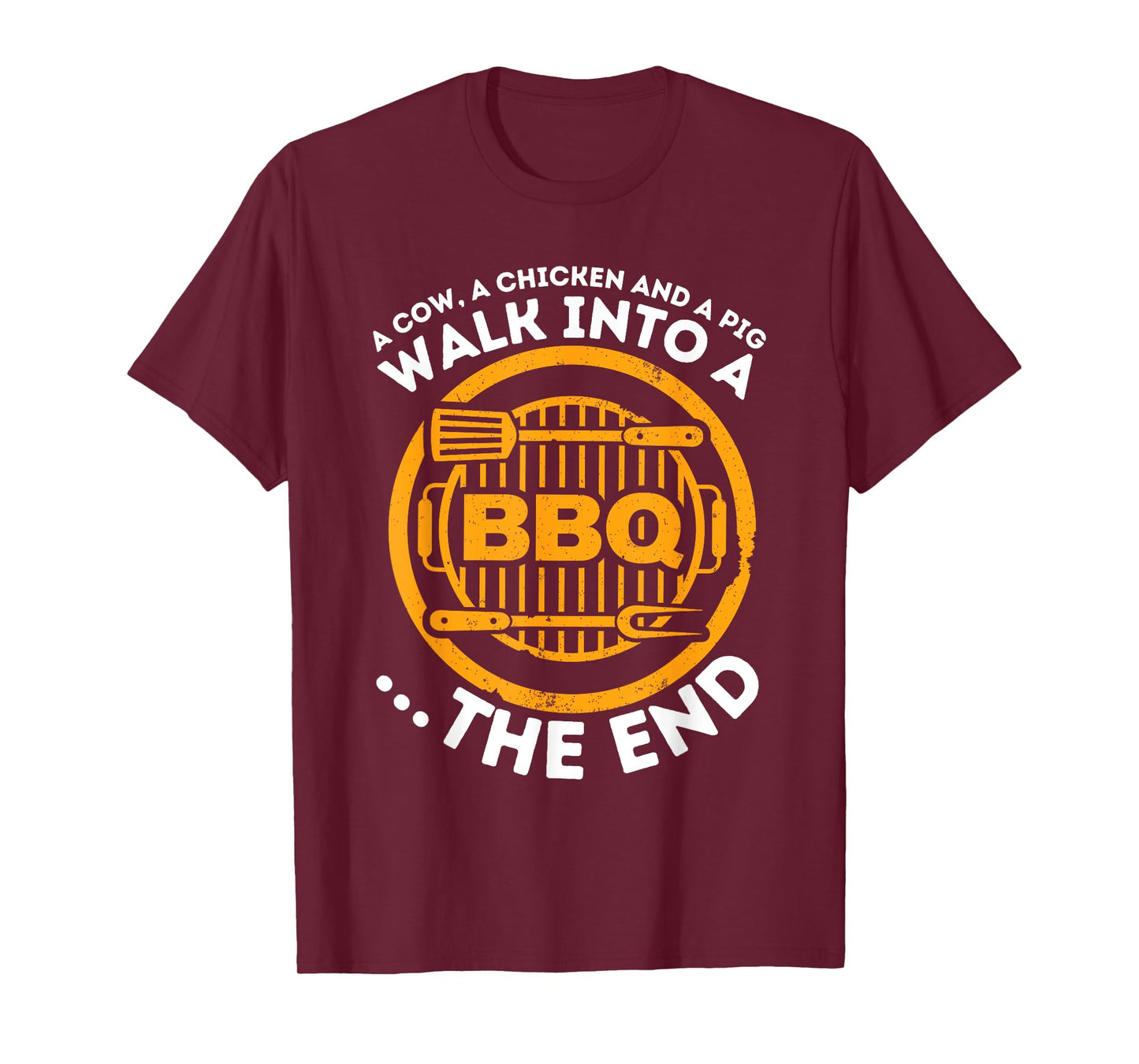 A Pig A Chicken And A Cow - Funny BBQ Smoker Barbecue Grill T-Shirt