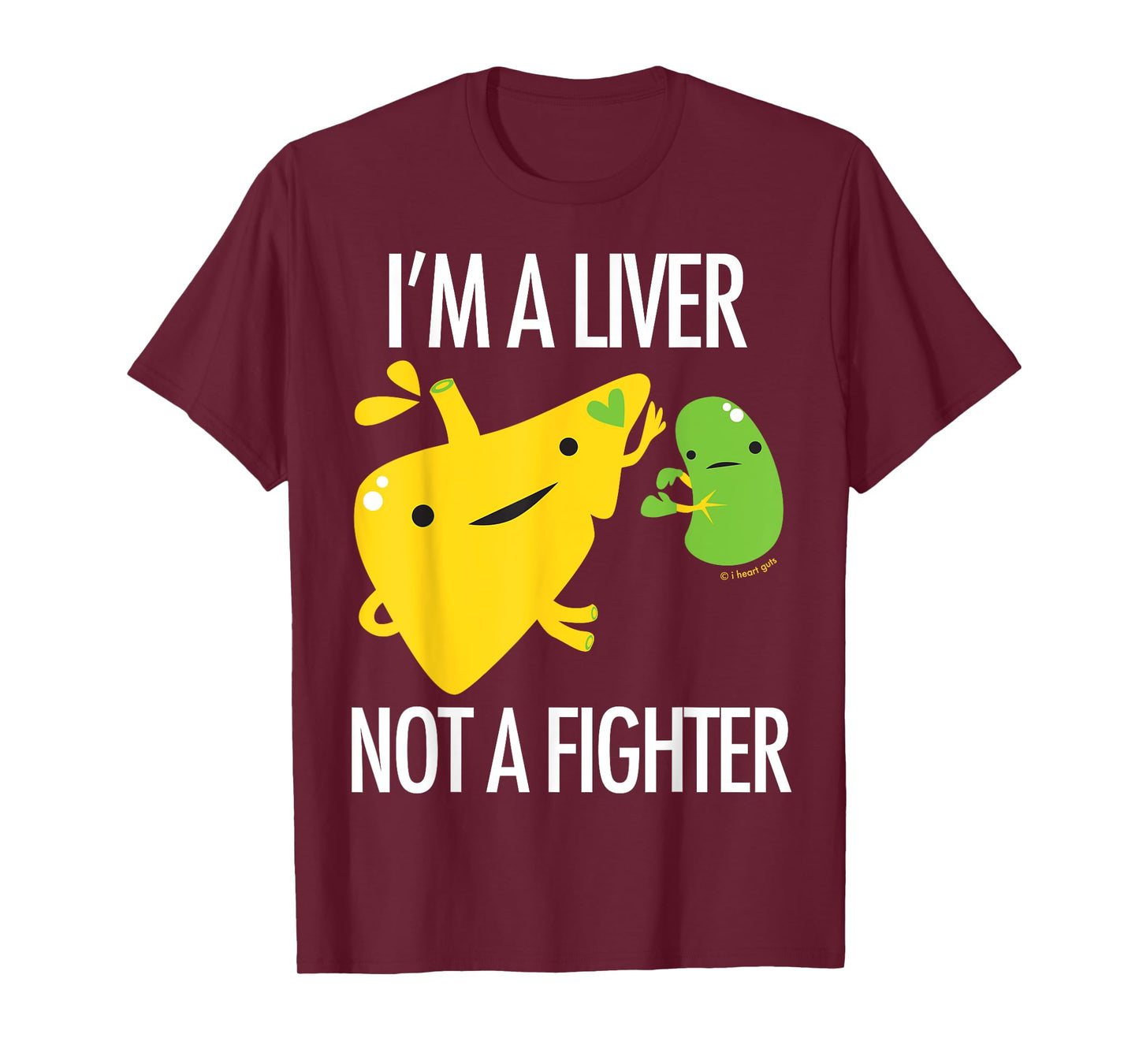 Cute Liver - Funny Cirrhosis Hepatitis Disease Support Humor T-Shirt