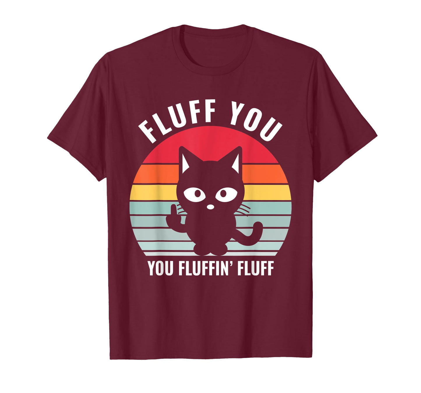 Mean Kitty Cat Middle Finger T-Shirt