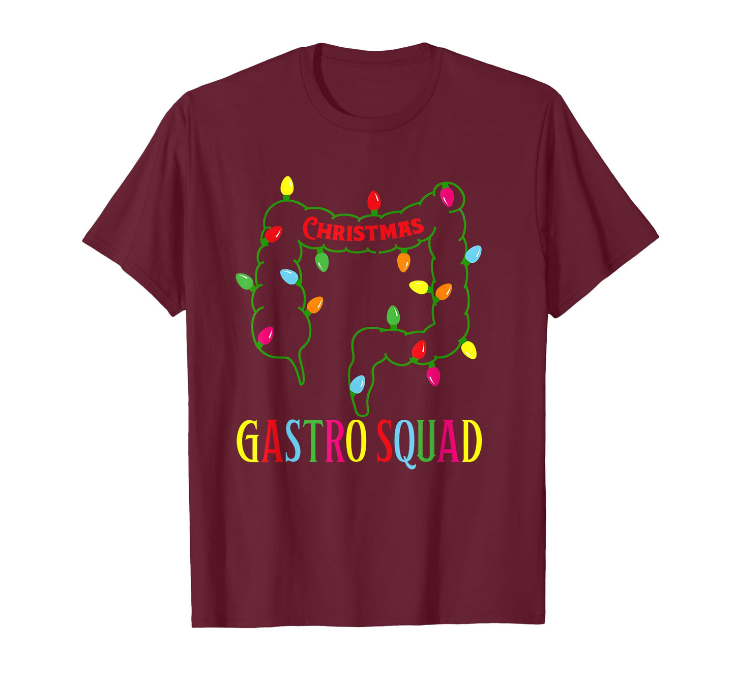 Christmas Gastro Nurse Squad Gastroenterology Doctor Vintage T-Shirt