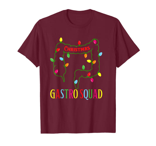 Christmas Gastro Nurse Squad Gastroenterology Doctor Vintage T-Shirt