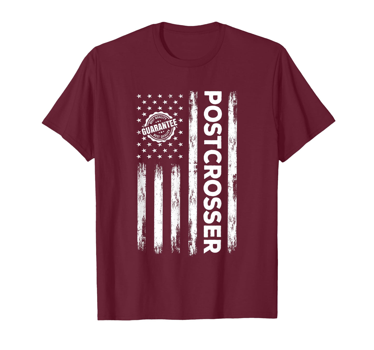 USA Flag Postcrosser Apparel Postcrossing America Women Men T-Shirt