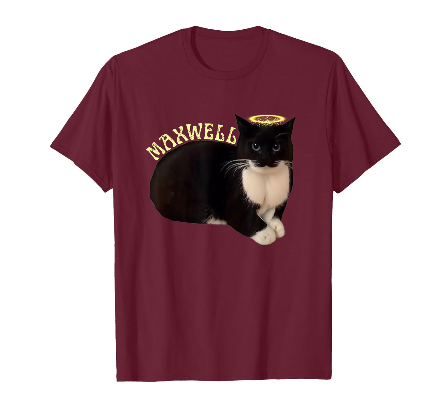 Funny Spinning Cat Maxwell The Tuxedo Cat Meme T-Shirt for Men Women Girls Kids