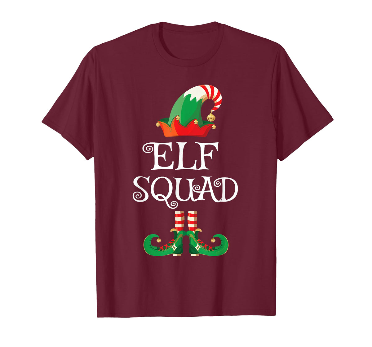 Elf Squad Shirt Funny Family Matching Christmas T-Shirt