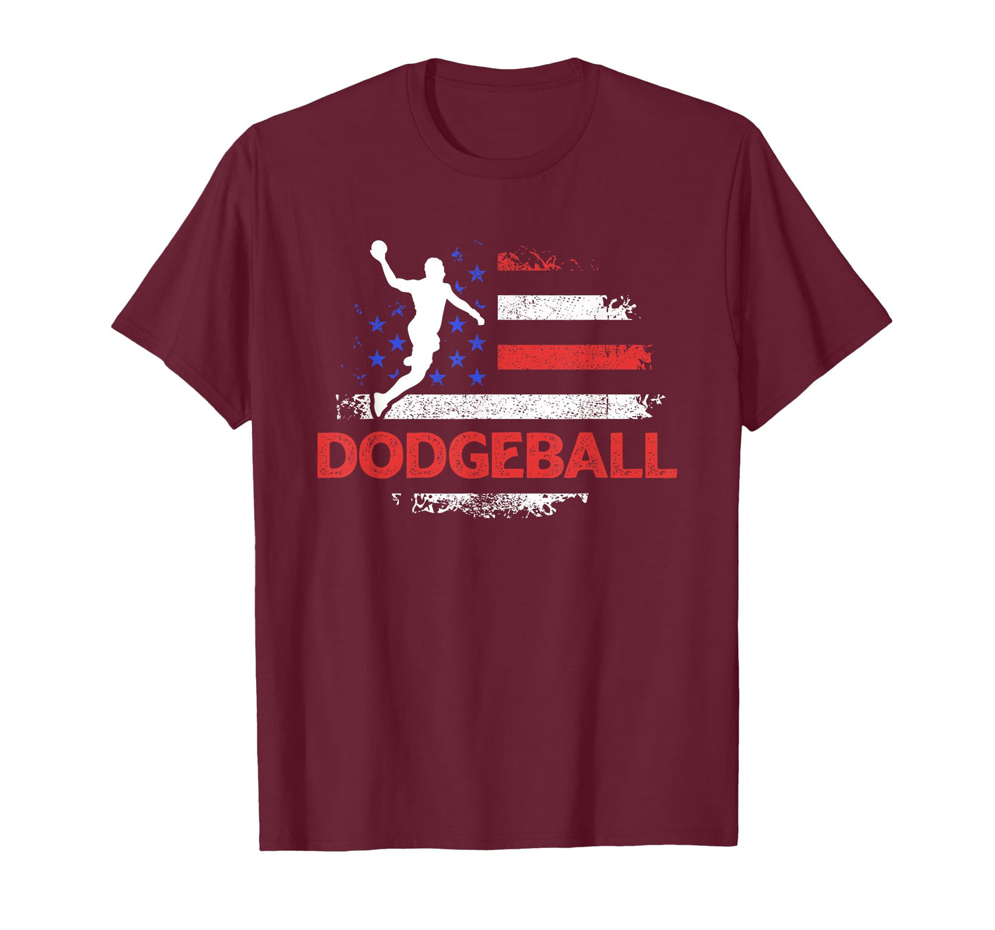 Dodgeball US Flag | Ball Sports | Dodge Ball Player T-Shirt