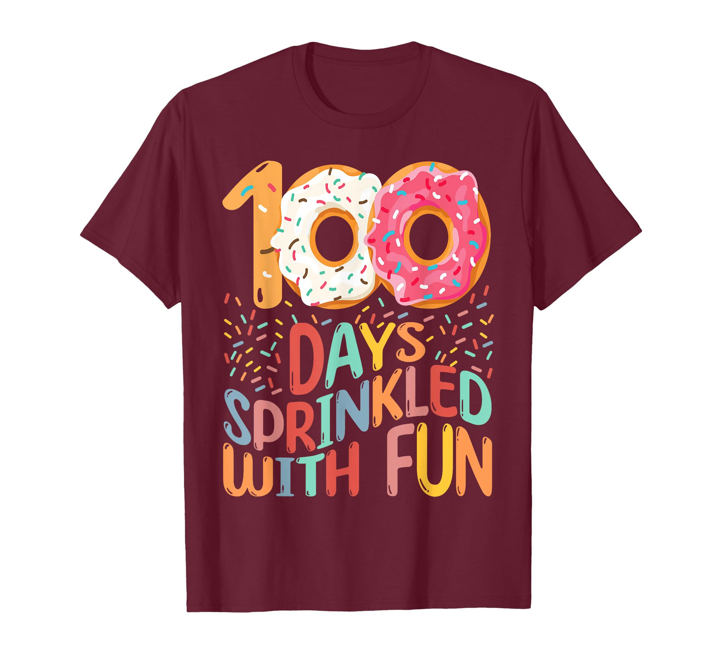 100 Days of School Girls Kindergarten 100th Day of School T-Shirt