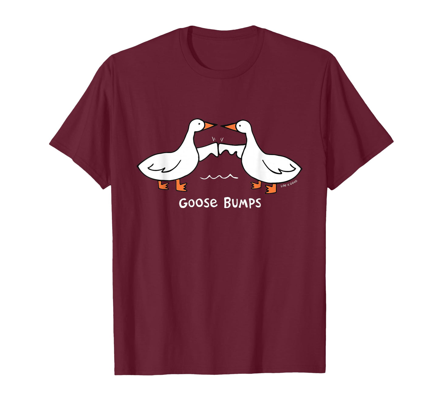 Goose Bumps Goosebumps Funny Geese Fist Bump Pun T-Shirt