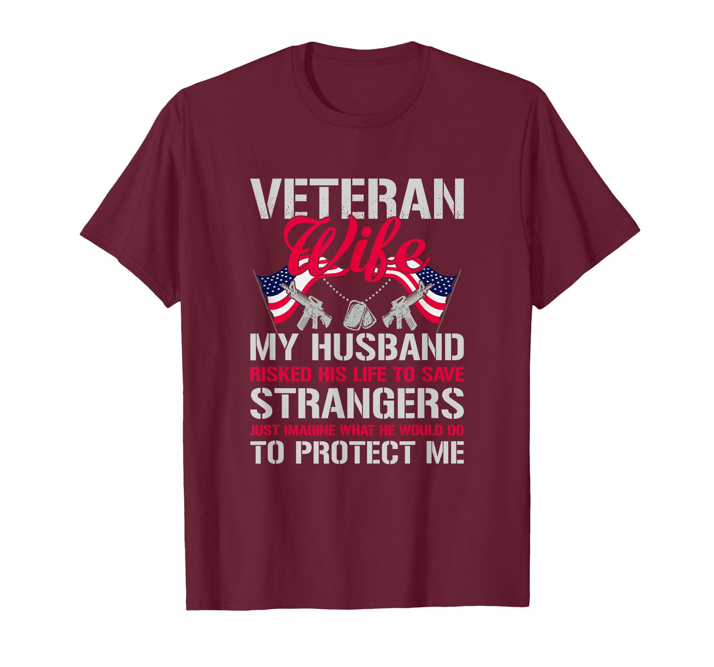 Veteran Wife USA Veterans Day US Army Veteran Mother's Day T-Shirt
