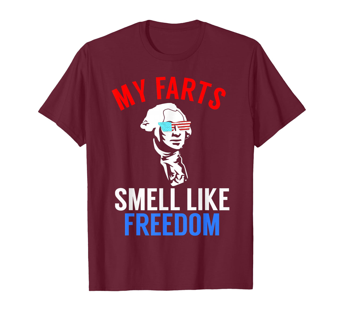 Funny July 4th Tshirt Party - Funny George Washington Tee T-Shirt