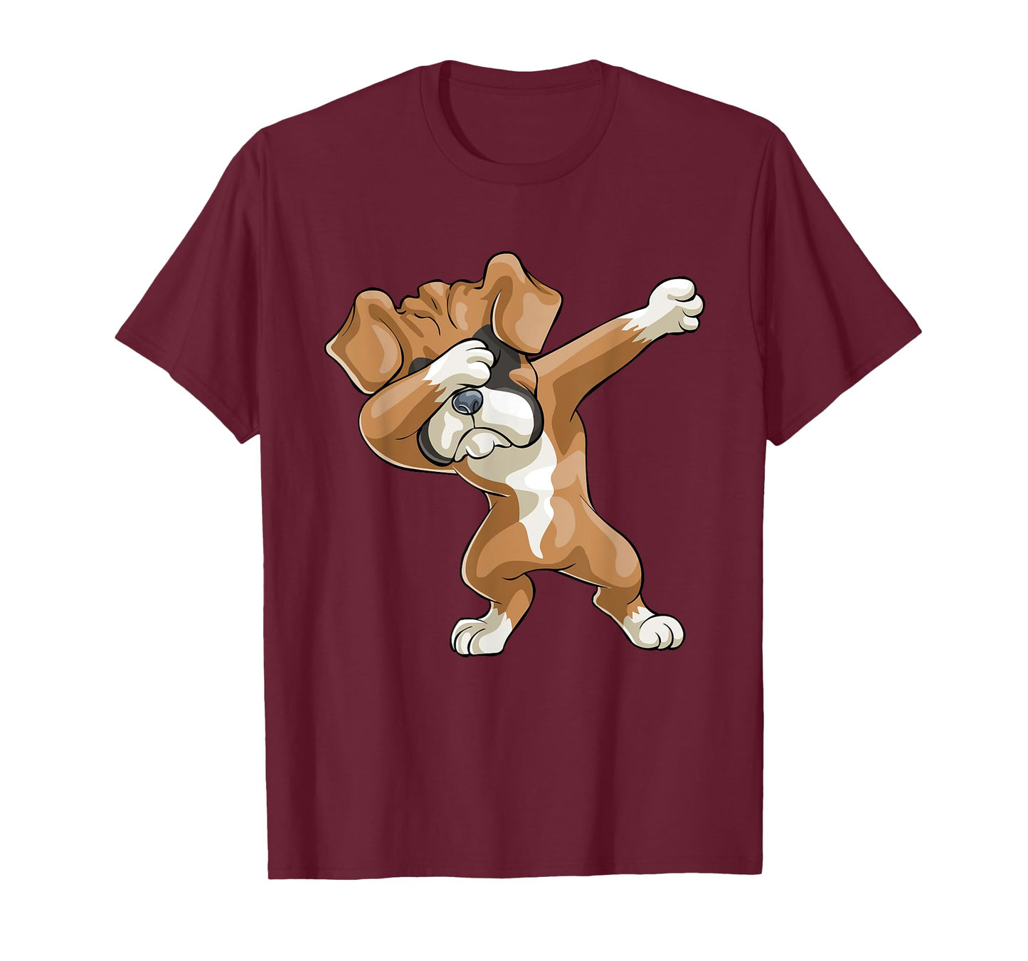 Dabbing Boxer Dog T-Shirt Gift Funny Dab Gift Puppy Kids Men T-Shirt