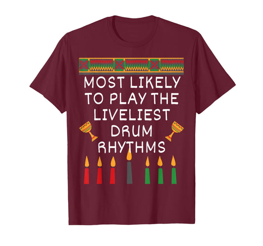 Happy Kwanzaa Decor And Kwanzaa Symbols Matching Kwanzaa T-Shirt