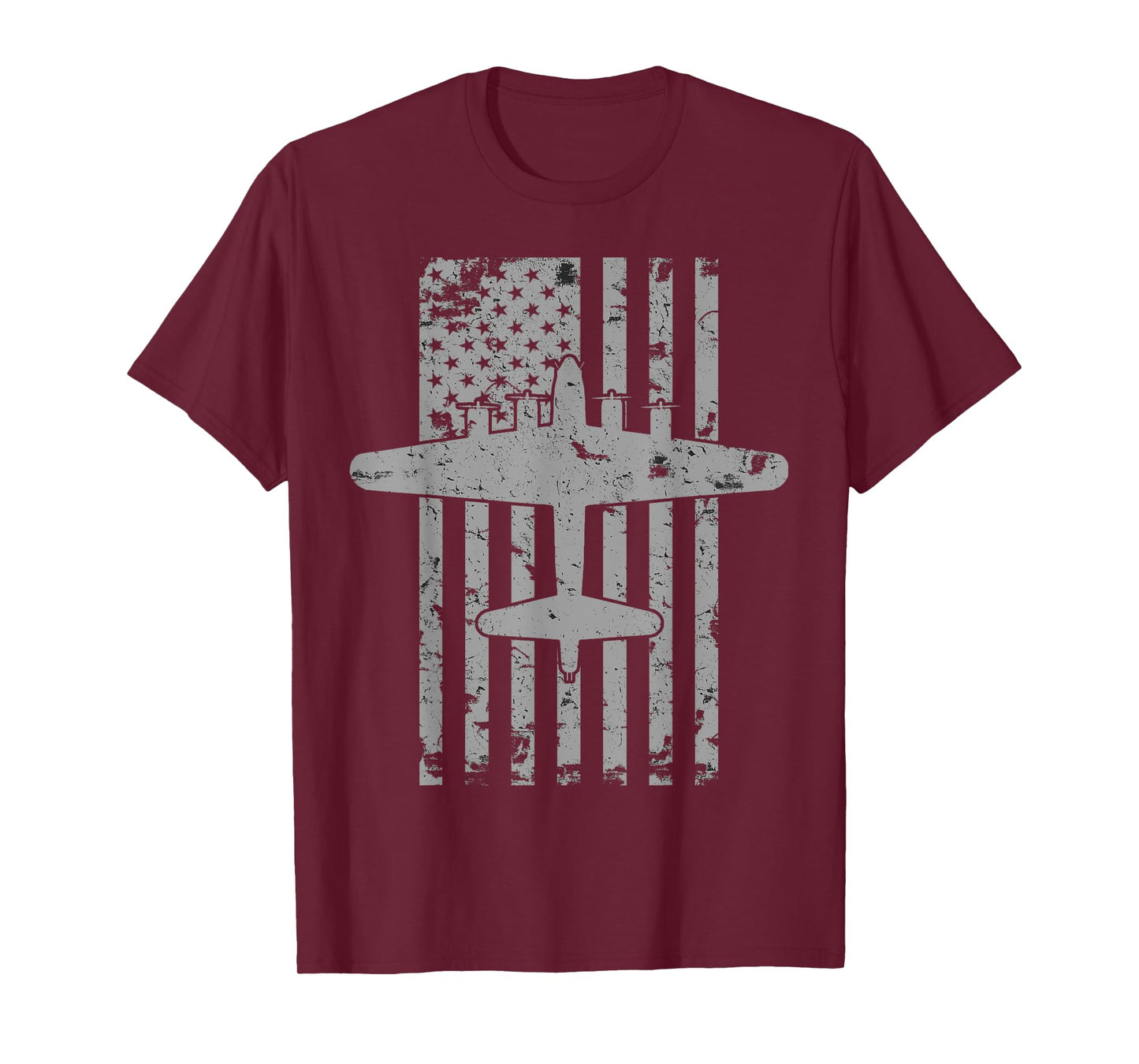 B-17 Flying Fortress WWII Bomber Airplane Pilot T-Shirt T-Shirt