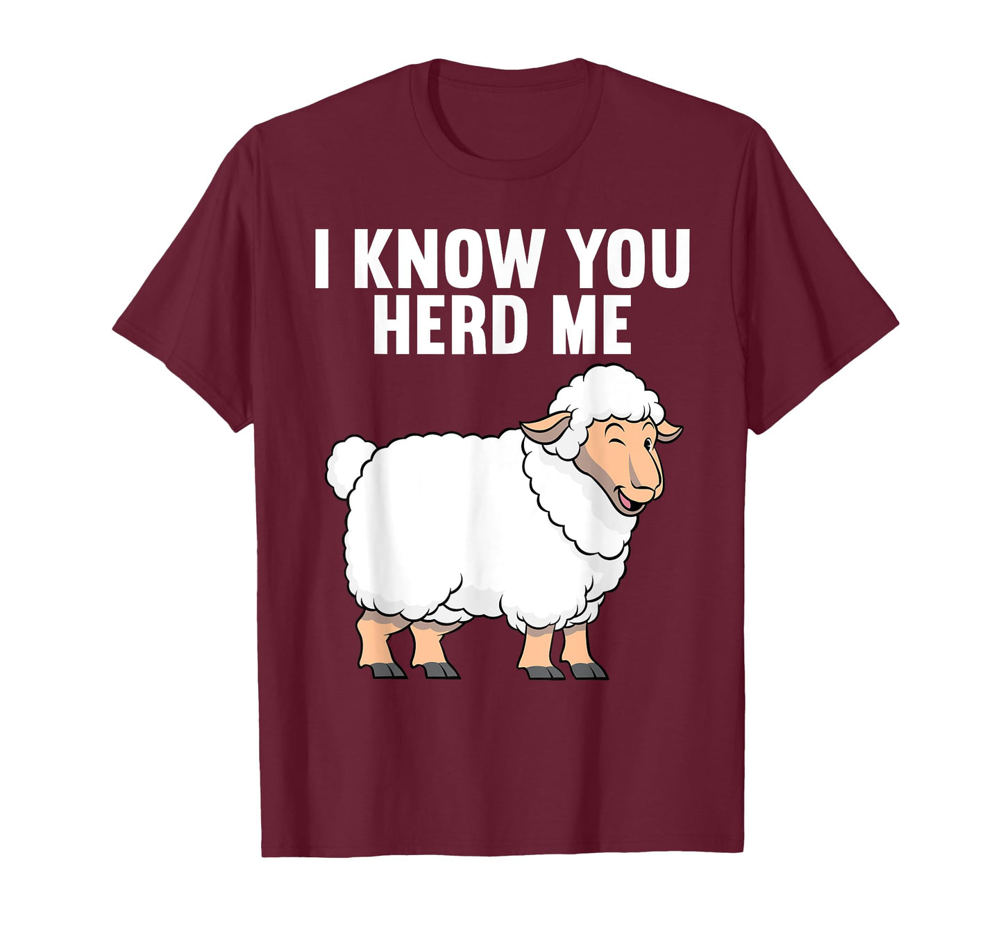 Cute Sheep Design For Men Women Sheep Farm Animal Farmer T-Shirt