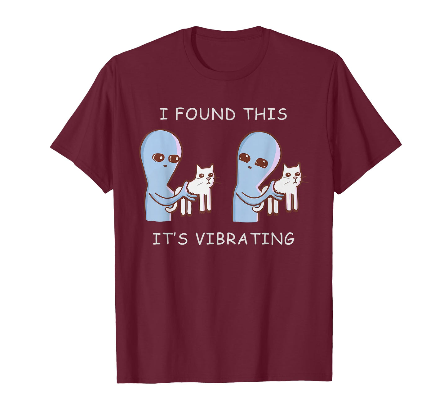 Strange planet vibrating cat - funny cat lovers T-Shirt