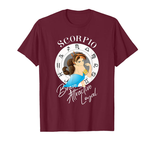 Scorpio Horoscope Gift for Scorpian Traits T-Shirt