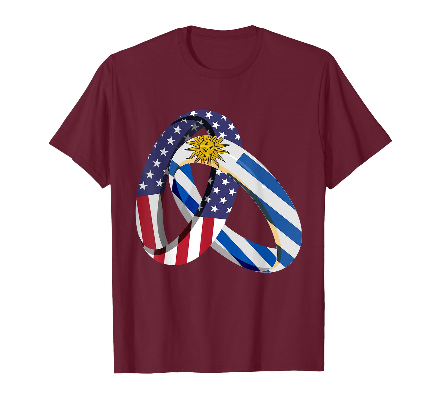Uruguay American Ring Heritage Month Uruguayan Flag T-Shirt