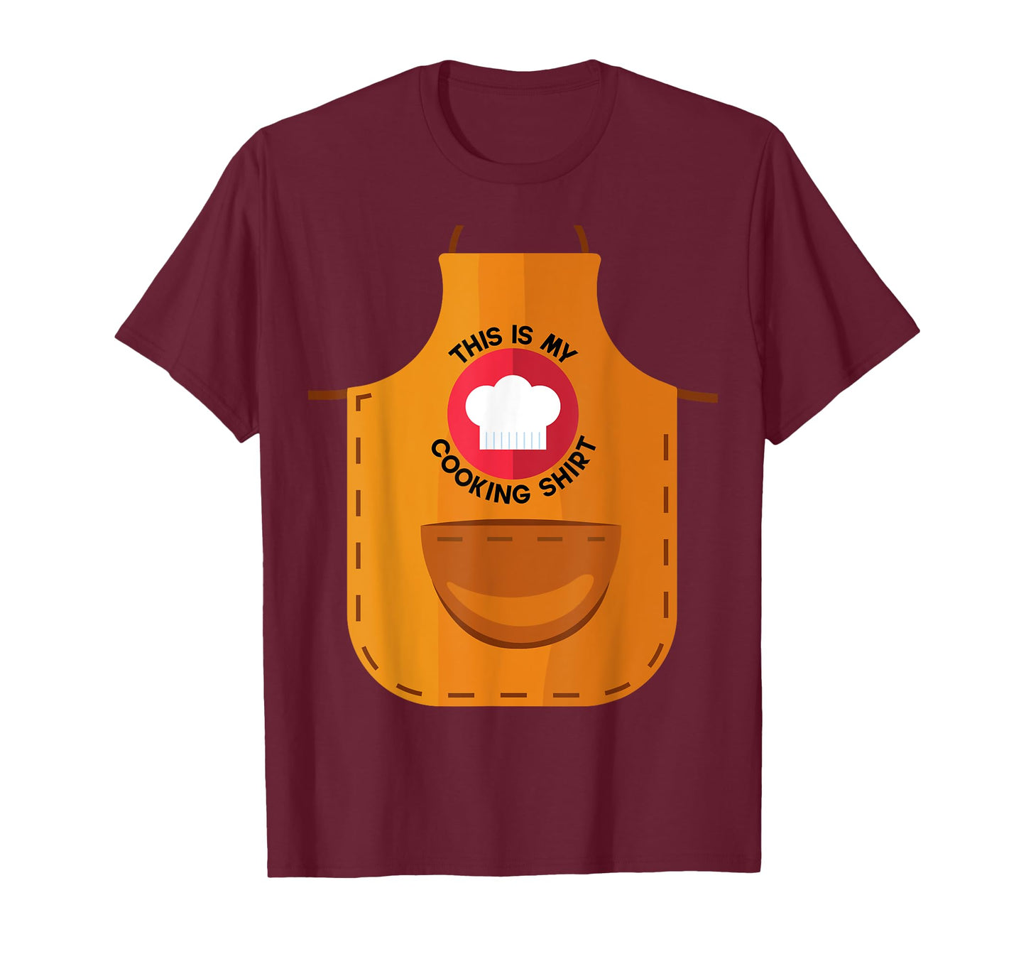 Apron This Is My Cooking Shirt Chef Hat Professional Chef T-Shirt