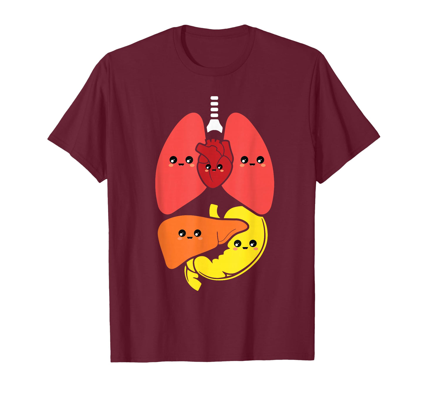 Anatomy Anatomical Body Systems Nurse T-Shirt