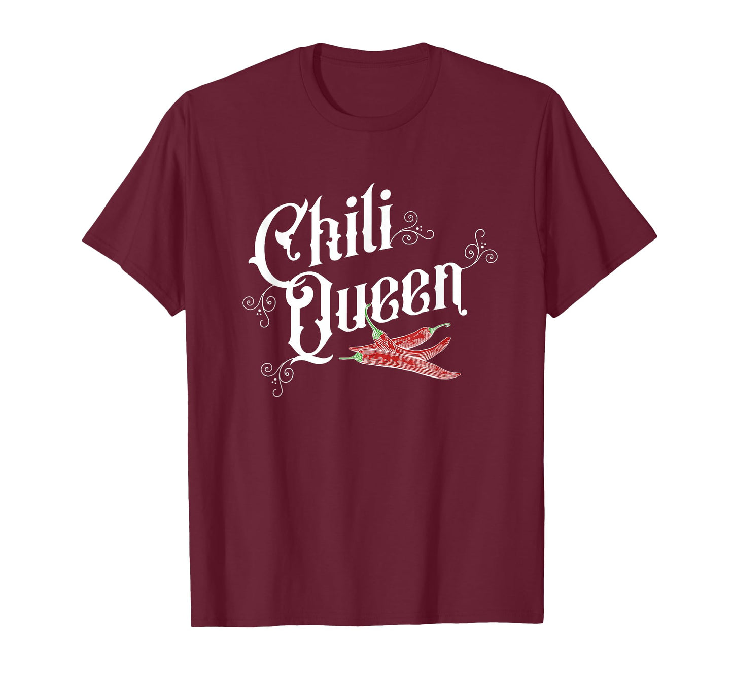 Chili Queen, Hot Spicy Pepper Lover Chili Cookoff Winner T-Shirt