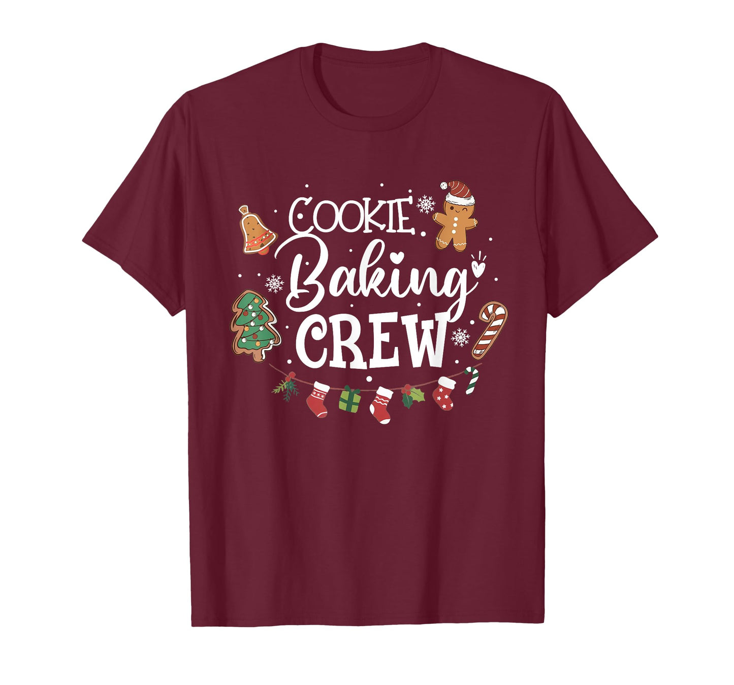 Christmas Cookie Baking Crew Family Baking Team Christmas T-Shirt