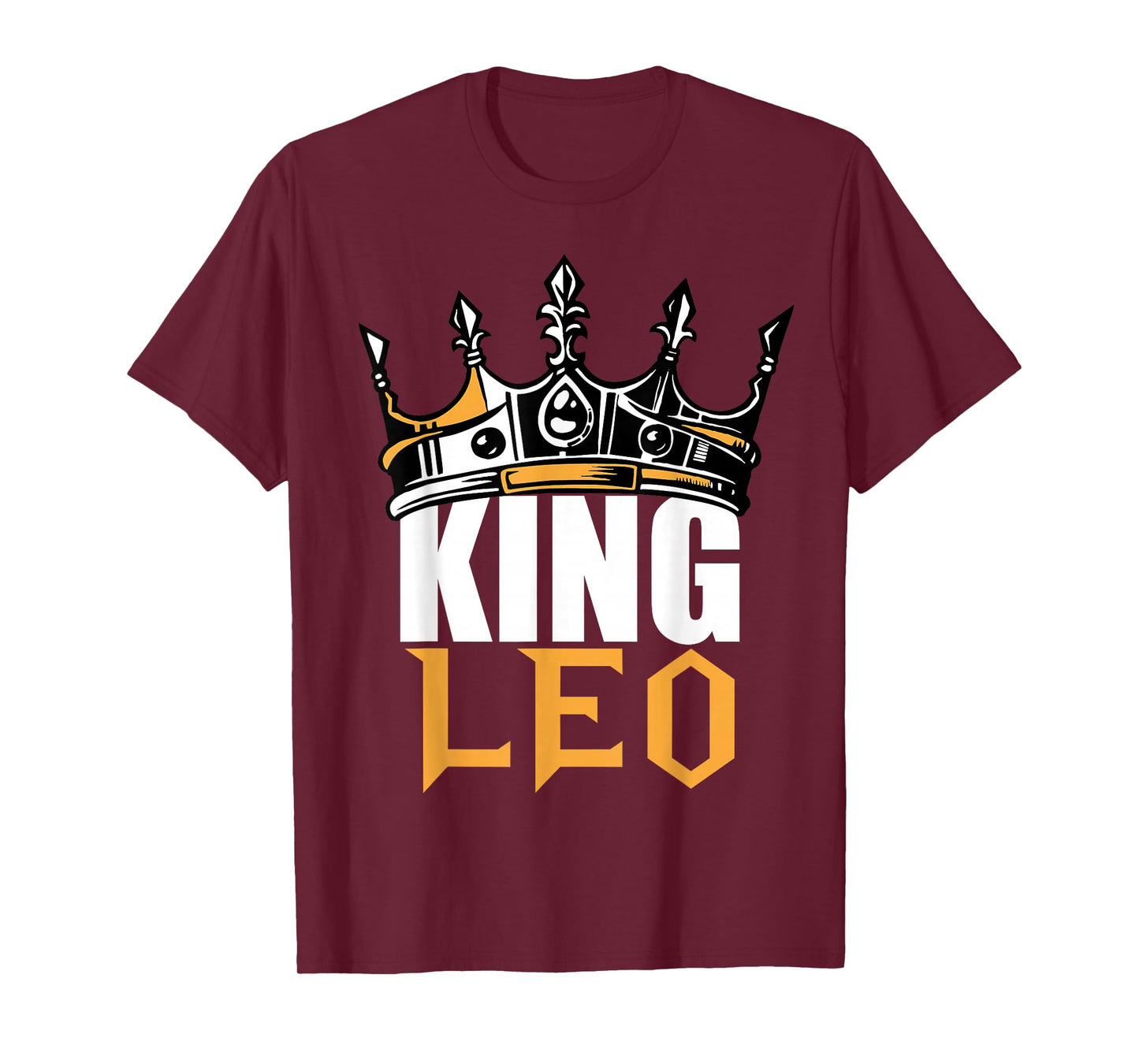 Leo Birthday Gifts - King Leo Zodiac T-Shirt T-Shirt