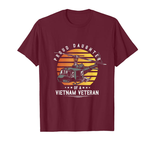 Proud Daughter Of A Vietnam Veteran Vietnam T-Shirt