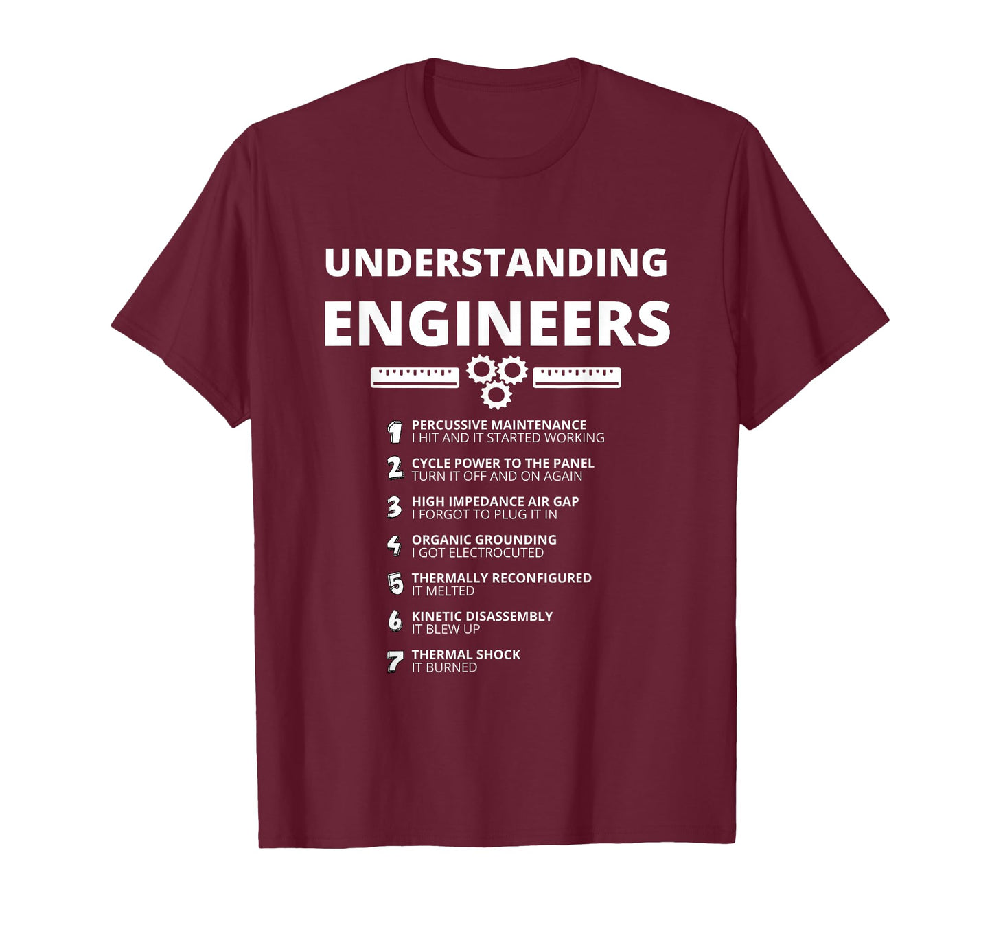 Awesome Engineering Shirts - Understanding Engineers Funny Sarcastic Engineering Gift T-Shirt