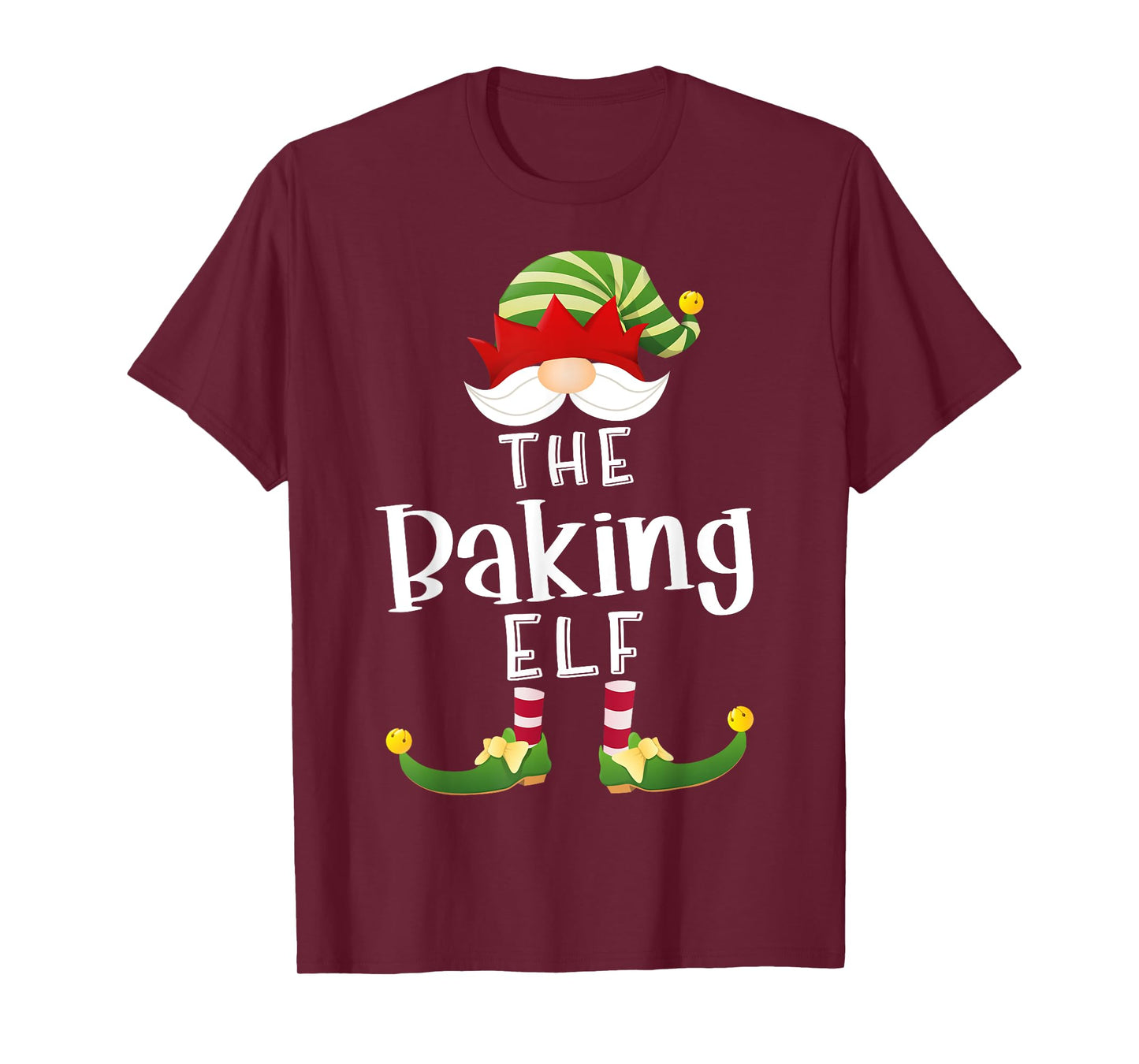 Baking Elf Group Christmas Funny Pajama Party T-Shirt