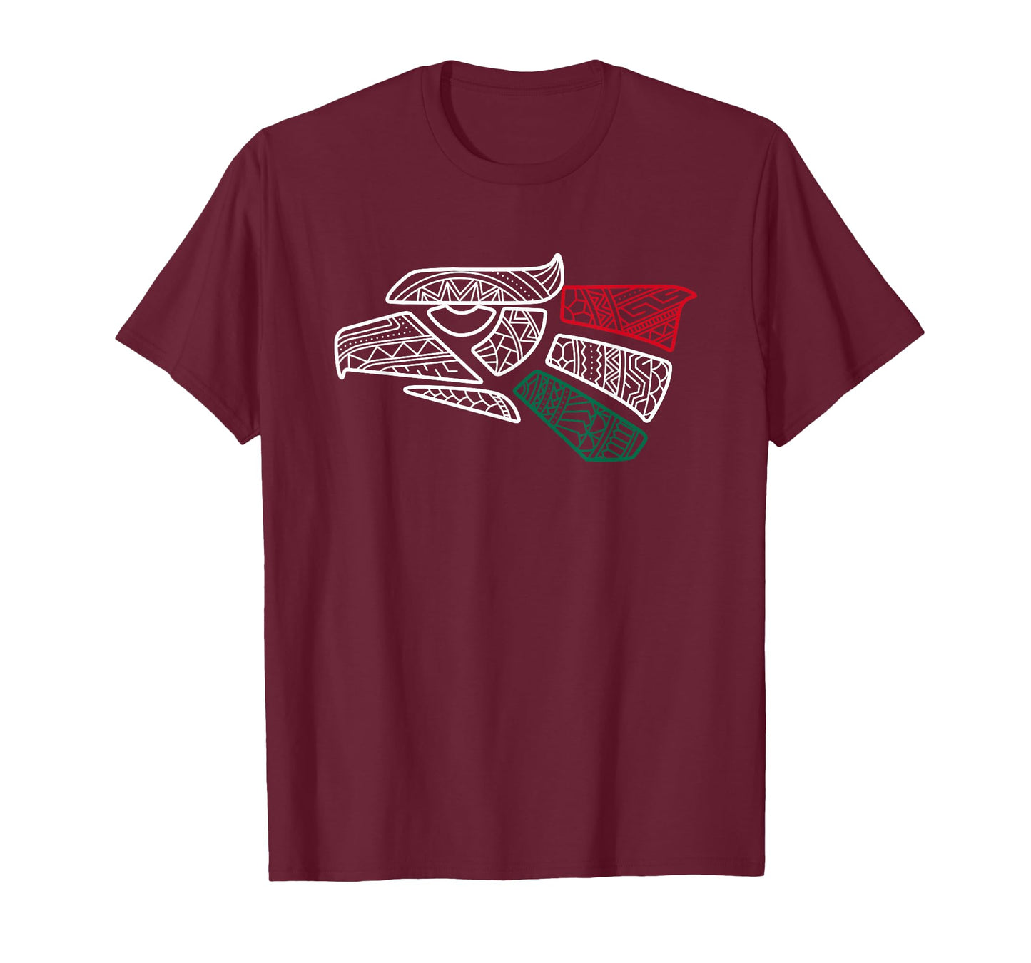 Mexico Flag - Mexican Eagle Aztec Style - Hecho En Mexico T-Shirt