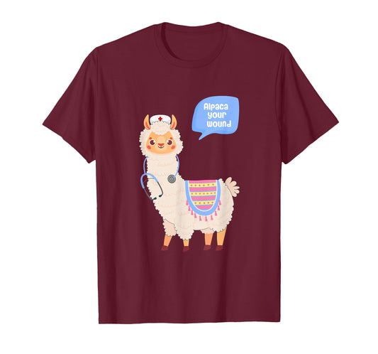Alpaca Your Wound Cute Llama Wound Care Nurse Gift T-Shirt
