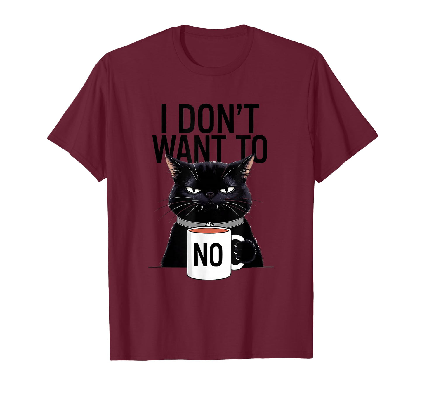Funny Vampire Gothic Cat Lover Humor for Cat Mom T-Shirt