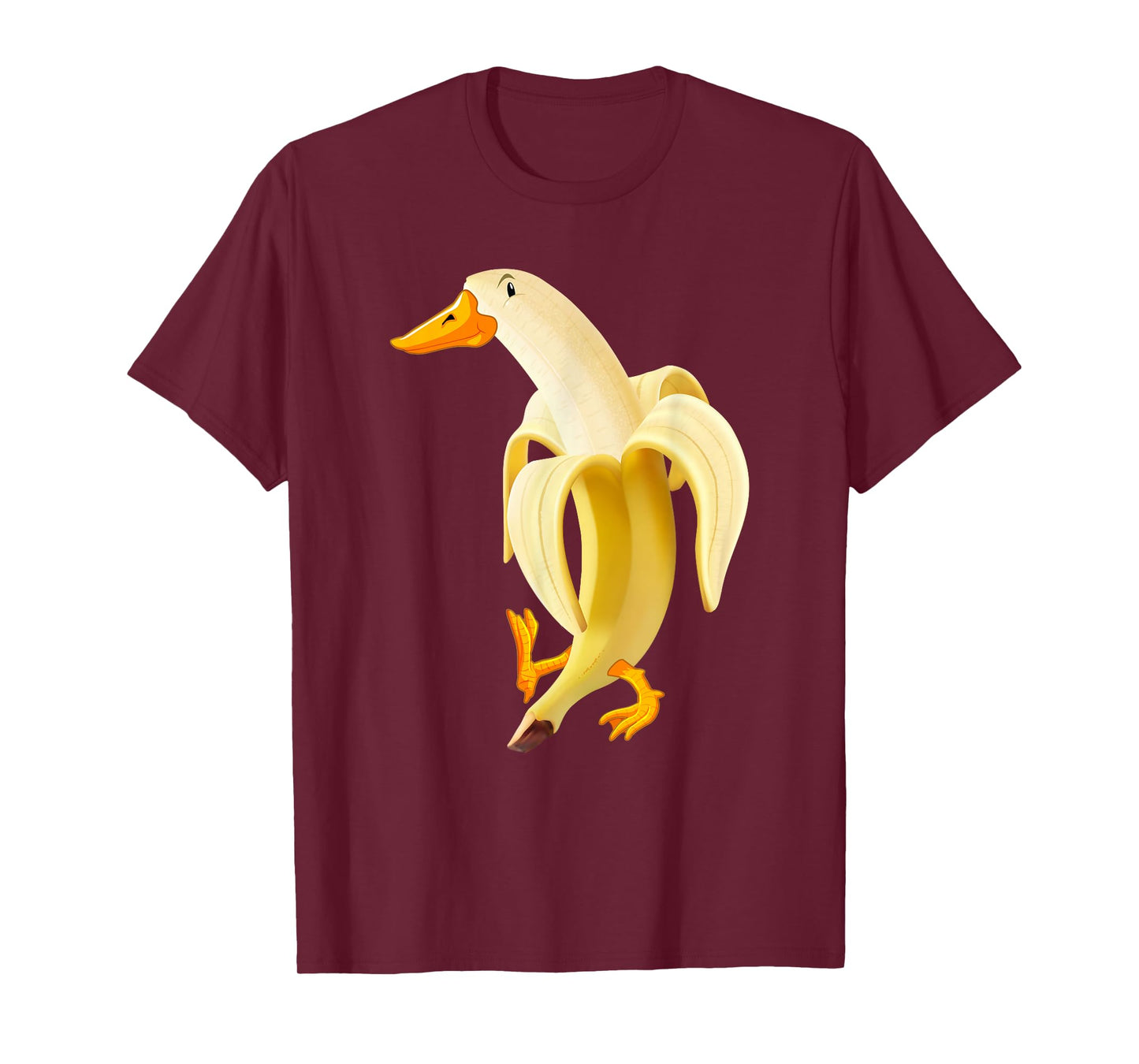 Duck In Banana Funny T-Shirt