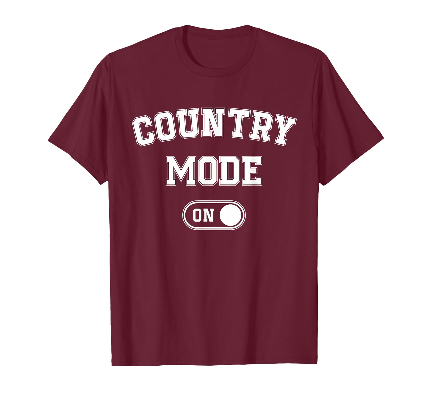 Country Mode On Funny Cowboy Gift Singer Farmer Cowgirl T-Shirt