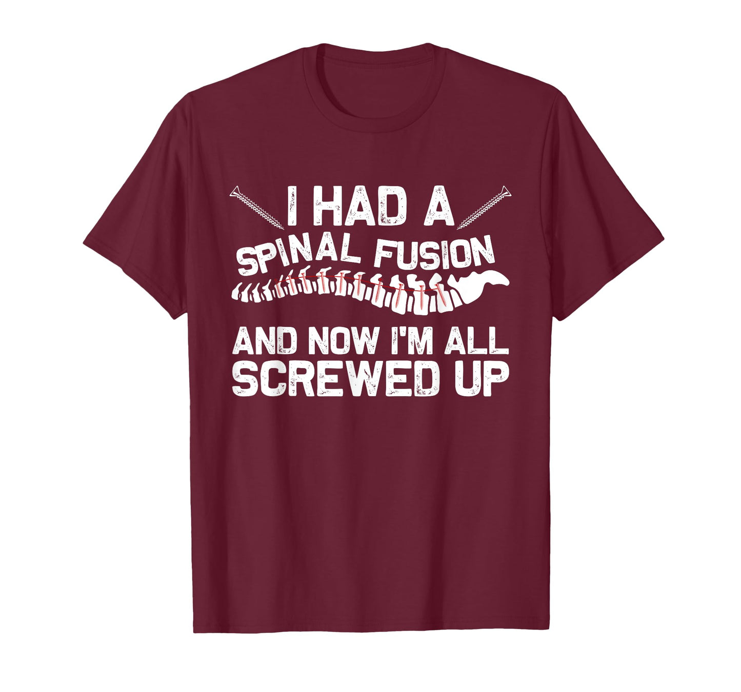 Cool Scoliosis Spinal Fusion Gift Back Surgery Recovery Gift T-Shirt