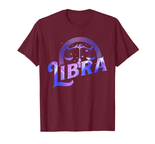 Libra Horoscope Zodiac Sign Astrology Symbol T-Shirt