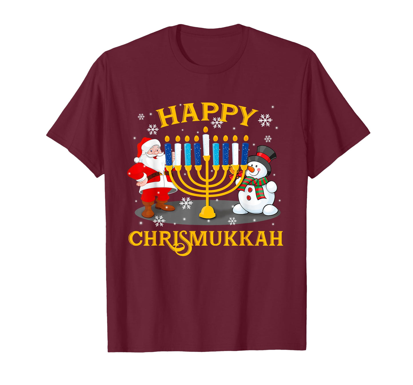 Happy Chrismukkah Funny Hanukkah Christmas Jewis Gifts Xmas T-Shirt