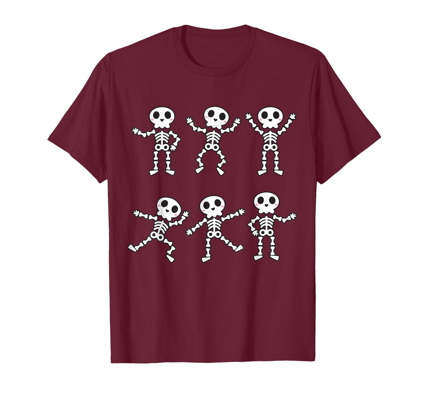 Dancing Skeleton Shirt Toddler Boy Girl Funny Halloween Kids T-Shirt